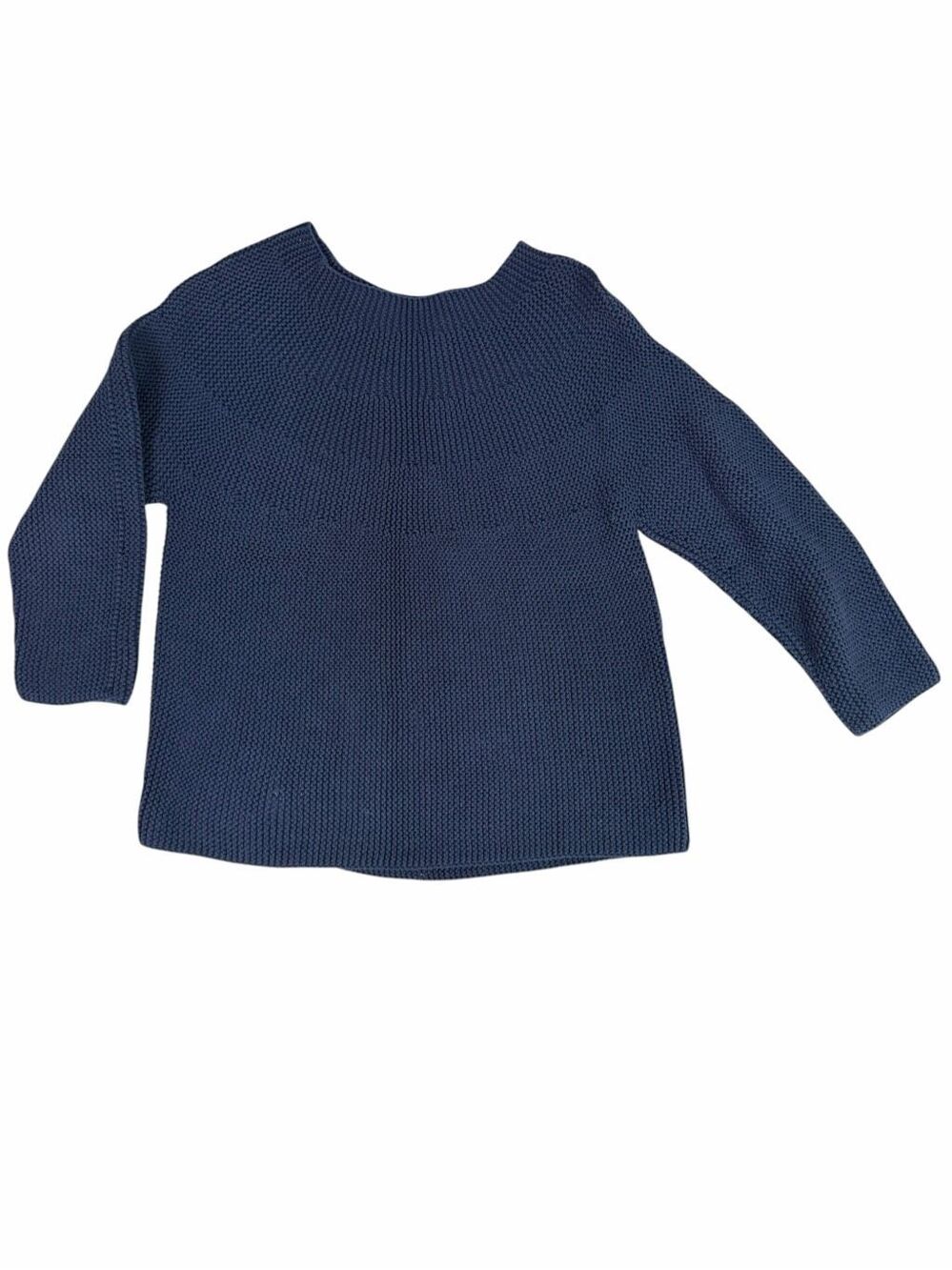 Zara Kids Blue size 7 Cotton Pullover Knit Sweater
